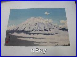 16-480 Tomikichiro Japanese Mt. FUJI Woodblock print 36 prints Hasui school