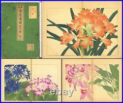1817 Seiyo Kusabana Zufu by Tanigami Konan Japan Original Woodblock Print Book