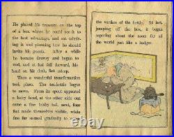 1894 Wonderful Tea Kettle TAKEJIRO Japanese Original Woodblock Print Crepe Book