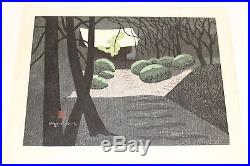 1972 Kiyoshi Saito 27/80 Japanese Woodblock Kamakura