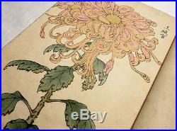 19th C Japanese Antique Woodblock printed picture book many illustrations D540