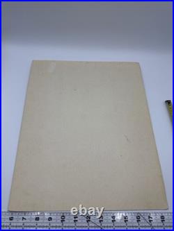 19th C. Japanese Woodblock Print Sanchosai Yamato Meisho Zue Deer & Monks