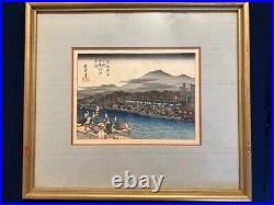 2 Hiroshige Ando Japanese Woodblock Prints By Uchida Art Company