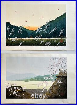 2x Sano Seiji Japanese Woodblock Prints Limited Edition