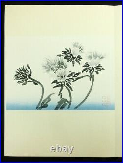 50 Flowers of Spring & Summer, Japanese Woodblock Print Book Clolor 1964 109