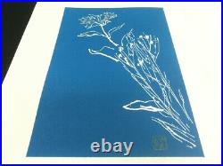 50 Flowers of Spring & Summer, Japanese Woodblock Print Book Clolor 1964 109