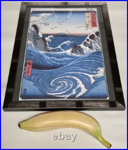 AWA Province Utagawa Hiroshige Japanese Woodblock Framed Art Print 18×15