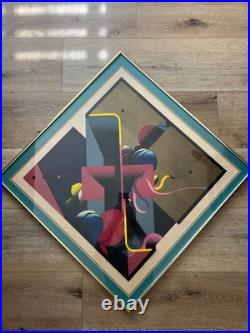 Akira Kurosaki Woodblock Print'Closed Room #5' 1971 Edition 10/30 Akira Kurosaki Woodblock Print'Closed Room #5' 1971 Edition 10/30