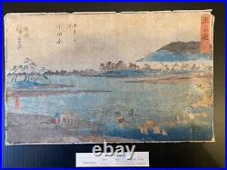 Ando hiroshige woodblock print original