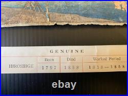 Ando hiroshige woodblock print original