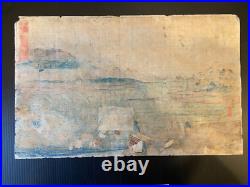 Ando hiroshige woodblock print original