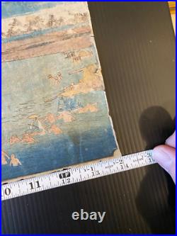 Ando hiroshige woodblock print original