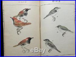 Atq SEIHO Zoological art collection of Bards Colored Woodblock print book Japan