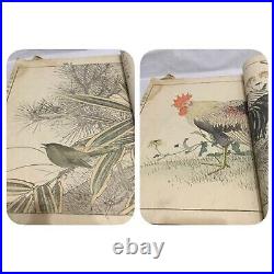 Book Keinen Kacho Gafu Haru Birds & Flowers Antique Japanese Woodblock Prints