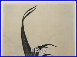 C. 1914 Rooster Japanese Woodblock Print by Nakagawa Shûrei. Same as MFA BOSTON