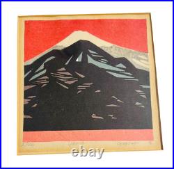 Clifton Karhu- Yama- Limited Edition 2/100 Mt. Fuji Japanese Woodblock Print