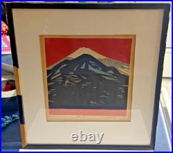 Clifton Karhu- Yama- Limited Edition 2/100 Mt. Fuji Japanese Woodblock Print