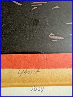 Clifton Karhu- Yama- Limited Edition 2/100 Mt. Fuji Japanese Woodblock Print