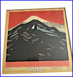 Clifton Karhu- Yama- Limited Edition 2/100 Mt. Fuji Japanese Woodblock Print
