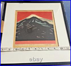 Clifton Karhu- Yama- Limited Edition 2/100 Mt. Fuji Japanese Woodblock Print
