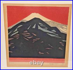 Clifton Karhu- Yama- Limited Edition 2/100 Mt. Fuji Japanese Woodblock Print