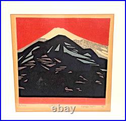 Clifton Karhu- Yama- Limited Edition 2/100 Mt. Fuji Japanese Woodblock Print