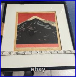 Clifton Karhu- Yama- Limited Edition 2/100 Mt. Fuji Japanese Woodblock Print
