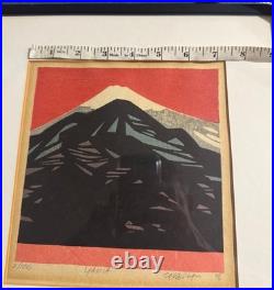 Clifton Karhu- Yama- Limited Edition 2/100 Mt. Fuji Japanese Woodblock Print