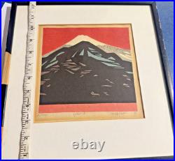 Clifton Karhu- Yama- Limited Edition 2/100 Mt. Fuji Japanese Woodblock Print