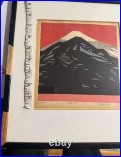 Clifton Karhu- Yama- Limited Edition 2/100 Mt. Fuji Japanese Woodblock Print