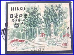 EIICHI KOTOZUKA UCHIDA FOUR SEASONS OF NIKKO JAPANESE WOODBLOCK PRINTS v/g