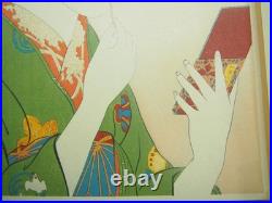 Goyo Hashiguchi Woodblock Reprint Kyoto Maiko, Beauty Geisha, Tanseisha 1920