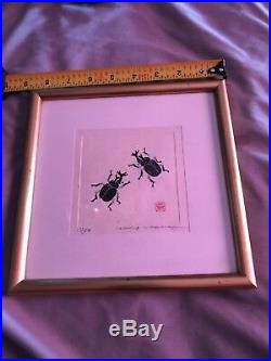 HAKU MAKI Japanese Woodblock Print Insect-A 180/217