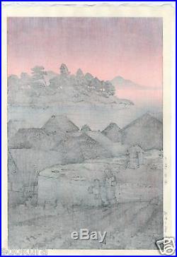 HASUI JAPANESE Woodblock Print SHIN HANGA Amakusa Honryo