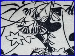 HISHIKAWA MORONOBU WOODBLOCK RELATED PRINT 2 LOVERS AUTUMN FIELD with SWORD JAPAN