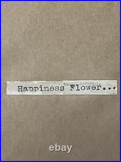 Helen Hyde Woodblock Print'Happiness Flower' 1907 Artist Signed