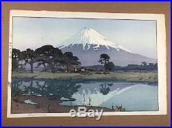 Hiroshi Yoshida Japanese woodblock Print