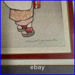 Hiroshi Yoshida Woodblock Print Little Girl 1927 Signed