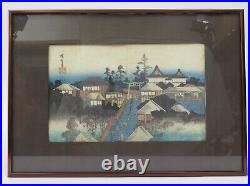 Hiroshige (1797-1858) Woodblock Print'Ushima Shrine in Hondo District