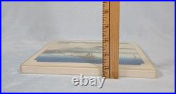 Hiroshige Ando Geese Alighting at Katata Uchida Art Woodblock Print Japan 8x10