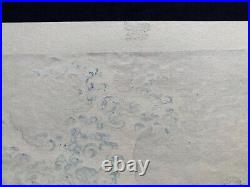 Hokusai Japanese Woodblock Print Fuji at Sea (Hokusai's Reverse Wave)