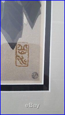 Ide Gakusui vintage Japanese woodblock print
