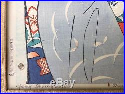 Ito Shinsui (1898 1972) Original Signed/Dated Woodblock Print Maiko Girl