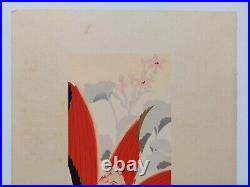 JAPANESE WOODBLOCK PRINT SHIN HANGA ORIGINAL ANTIQUE Japanese Design 1920s