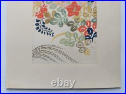 JAPANESE WOODBLOCK PRINT SHIN HANGA ORIGINAL ANTIQUE Japanese Design 1920s