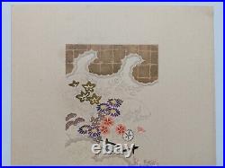 JAPANESE WOODBLOCK PRINT SHIN HANGA ORIGINAL ANTIQUE SEKKA Japanese Design 1920s