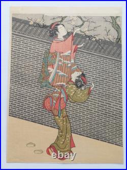 JAPANESE WOODBLOCK PRINT by HARUNOBU