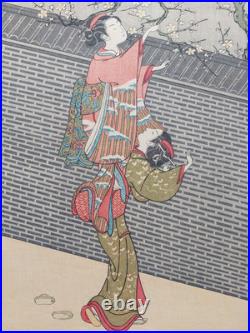 JAPANESE WOODBLOCK PRINT by HARUNOBU