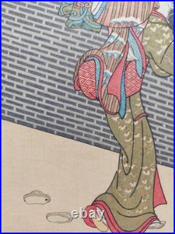 JAPANESE WOODBLOCK PRINT by HARUNOBU