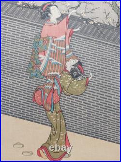 JAPANESE WOODBLOCK PRINT by HARUNOBU